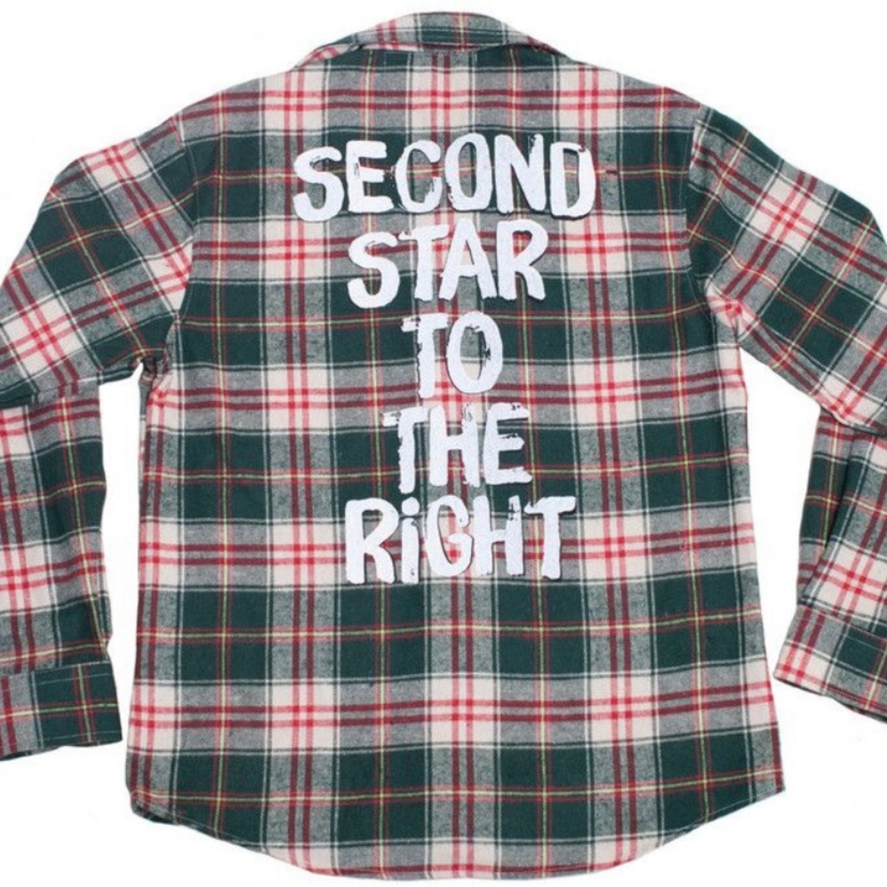 Plaid Button Down Shirt - Green and Red